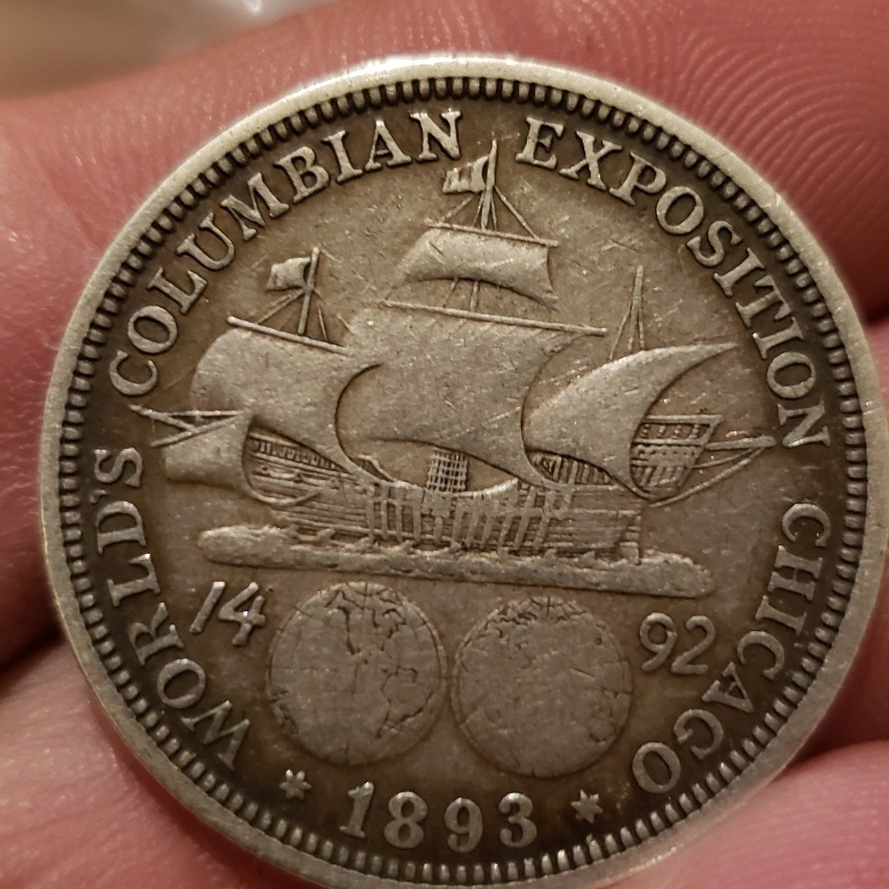 1893 Columbian half doller .999 silver